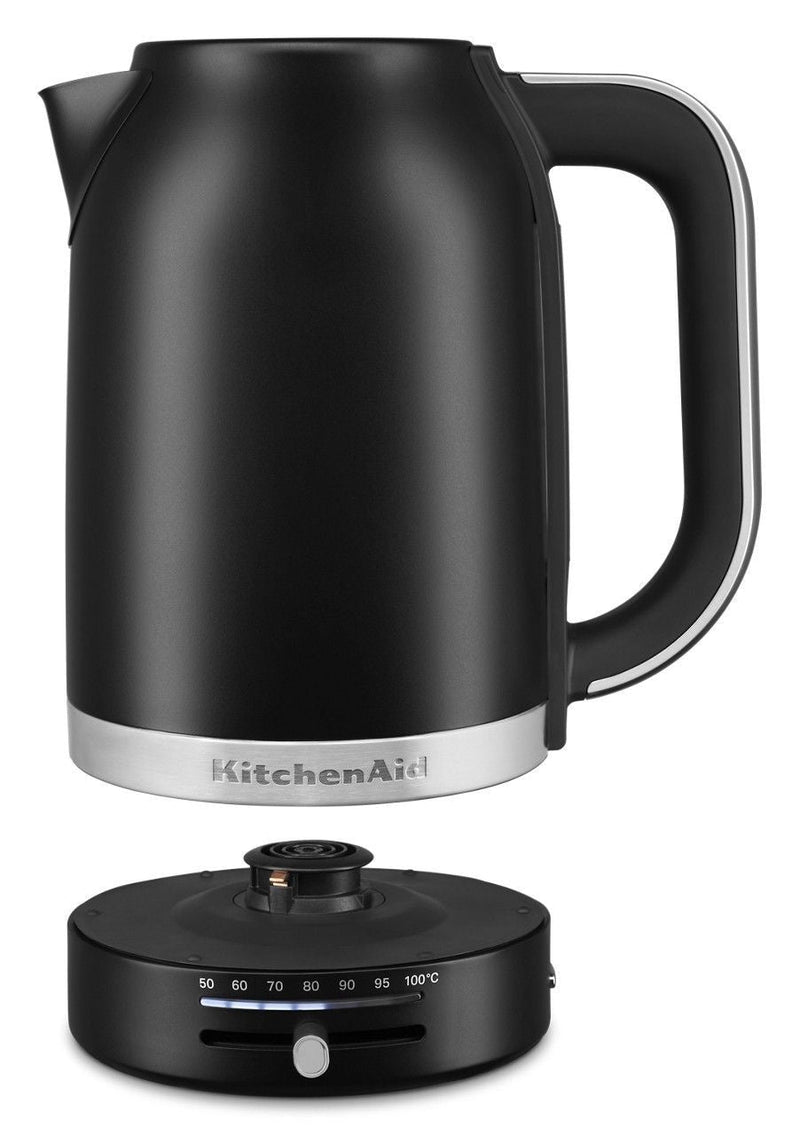 KITCHENAID Electric Kettle with Swivel Base, Matte Black, 1.7-L G5