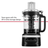 KitchenAid Food Processor Plus Black Matte, 9 Cups