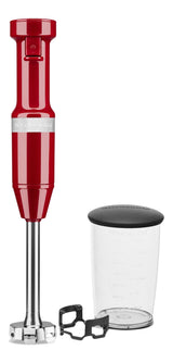 KitchenAid Variable Speed Corded Hand Blender with Blending Jar, Empire Red