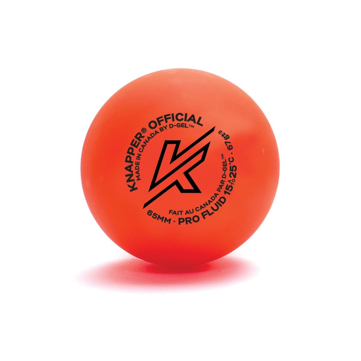 Knapper AK Pro Fluid Dek Hockey Ball, 67g, Assorted Colours