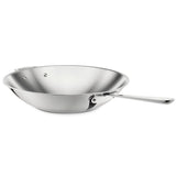 Lagostina 3-Ply Clad Commercial Wok Fry Pan, 32-cm