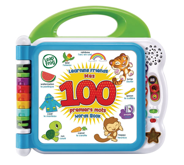 LeapFrog Learning Friends 100 Words Book Play Toy For Toddlers, Bilingual, Ages 18m+ T3