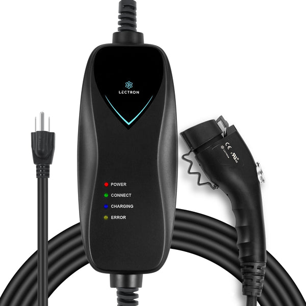 Lectron 15A Level 1 NEMA 5-15 J1772 EV Charger C4