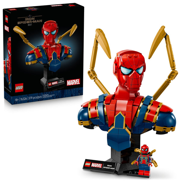 LEGO Marvel Iron Spider-Man Bust - 76326, 379-pcs, Ages 18+ P8