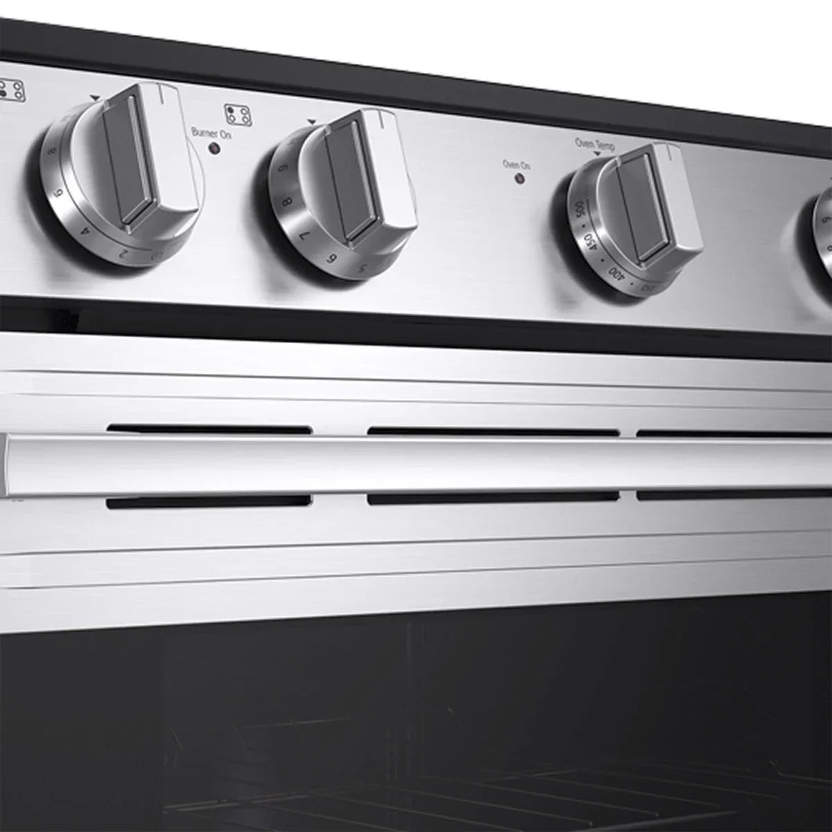 LG 30 in 6.3 cu ft. Stainless Steel Electric Slide-in Range with EasyClean and Pinch to Turn Safety Knobs