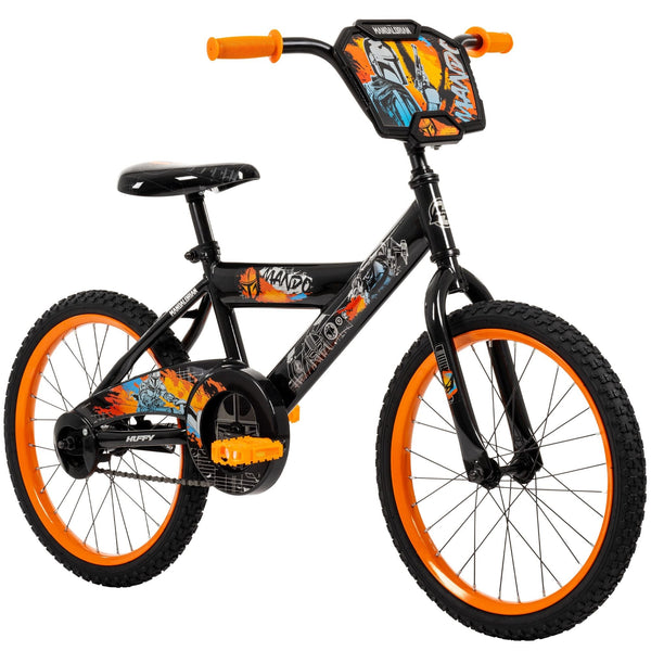 Lucasfilm Star Wars The Mandalorian Kids' Bike with Coaster Brakes, Ages 5-13, 18-in E5