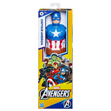 Marvel Avengers Titan Hero Series Captain America Action Figure, 12-in Toy, Ages 4+