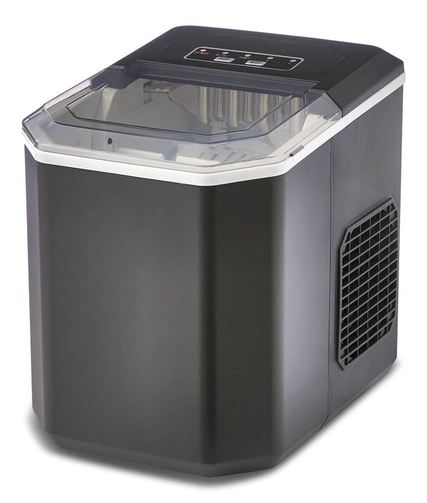 Master Chef Compact Countertop Ice Maker with LED Display, 26-lb Ice/Day, Black O3