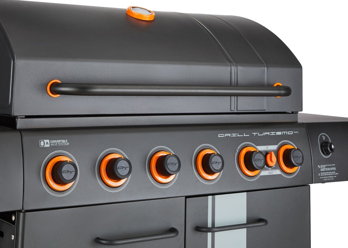 MASTER Chef Grill Turismo 680 7-Burner Convertible LP Gas BBQ