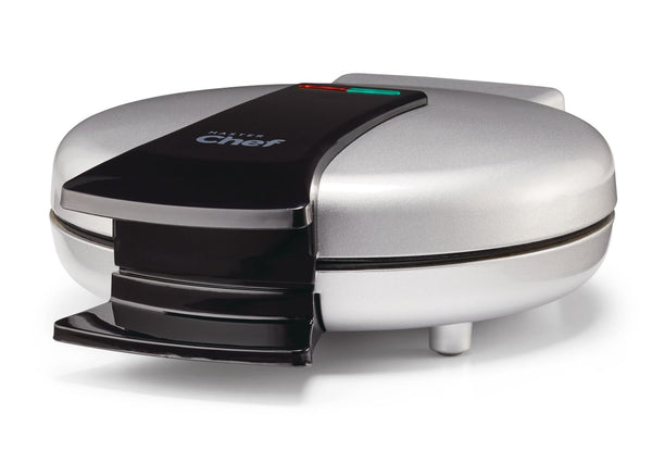 MASTER Chef Round, Non-Stick Waffle Maker, Silver J5