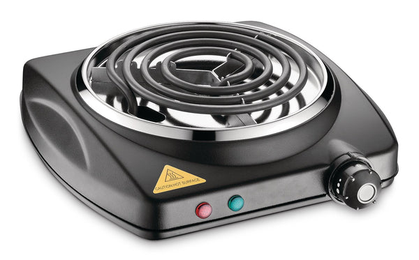 MASTER Chef Single Burner Hot Plate, Black, 1000W Z3