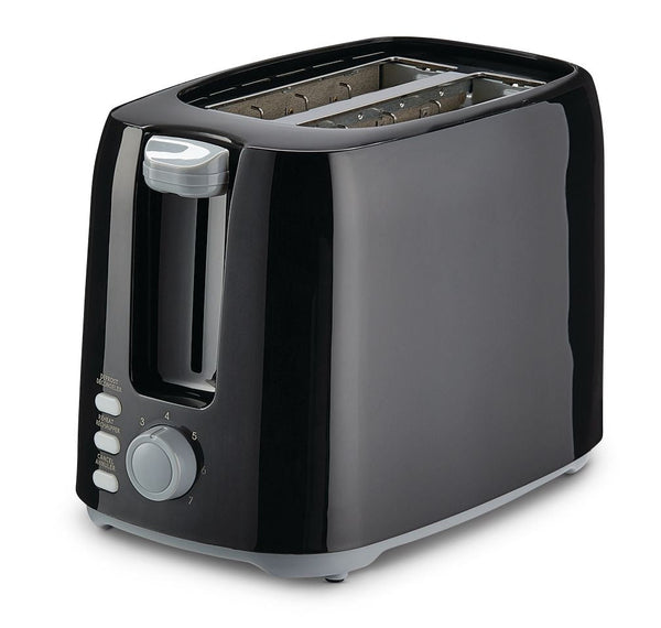 MASTER Chef Wide Slots Toaster with 7 Settings, Black, 2-Slices K9