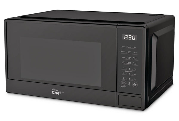 MasterChef Matte Microwave, Black, 1.1-cu-ft X1