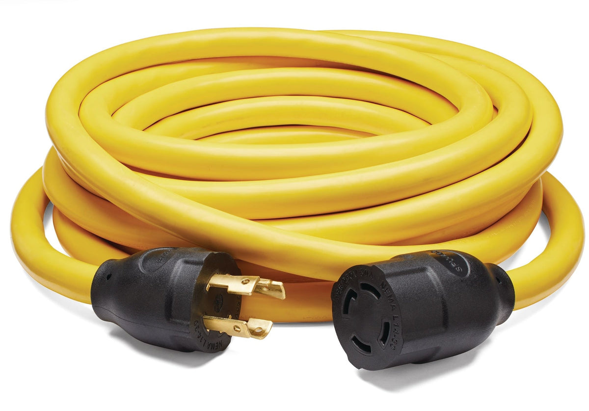 Mastercraft 10AWG, 30A L14-30 Twist Lock Generator Extension Cord, 25-ft