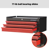 Mastercraft 3-Drawer Intermediate Tool Chest, Black & Red, 26-in