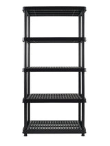 Mastercraft 5-Shelf Resin/ Plastic Storage Rack/ Shelving Unit, 36 x 24 x 72-in
