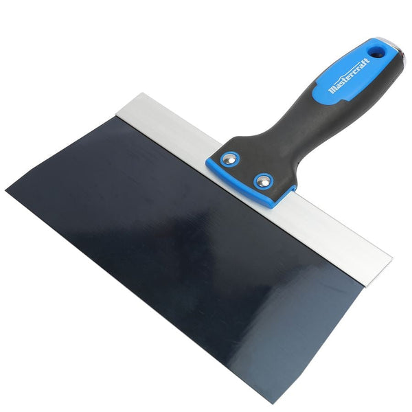 Mastercraft Drywall Patching & Taping Knife with Solvent-Resistant Blue Steel Blade, 8-in I6