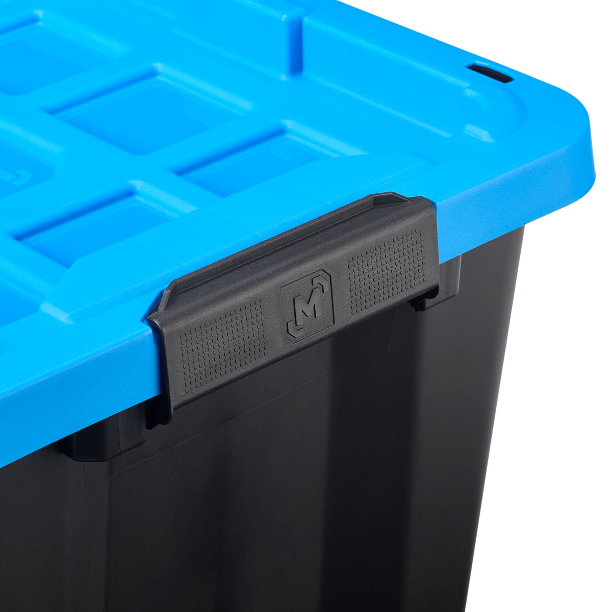Mastercraft Heavy-Duty Easy Grip Latching Tote, 45.5-L