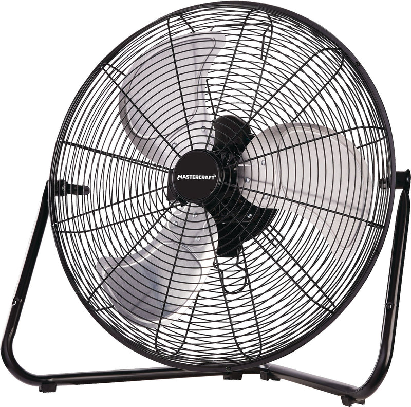 Mastercraft Vertical-Tilt Portable Floor Fan, 3-Speed, Black, 20-in, NOMA Oscillating Tower Fan, Remote Control, 3-Speed, White, 45-in, NOMA 7K... S0
