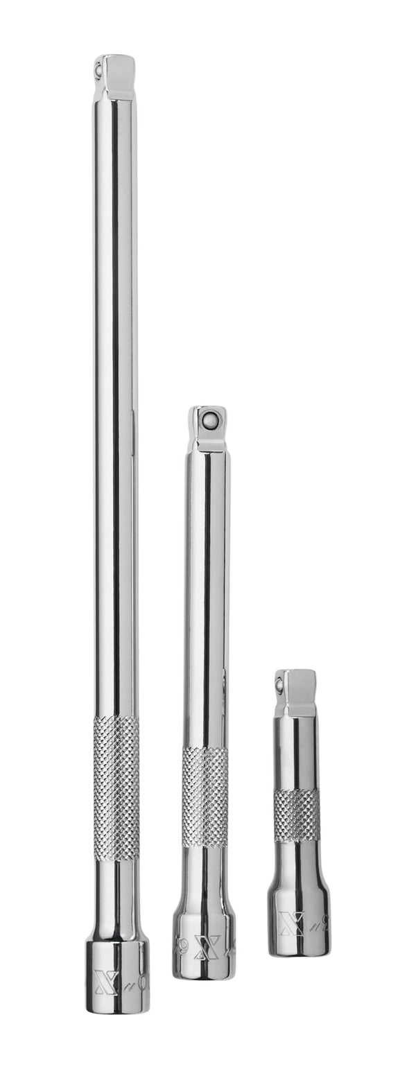 MAXIMUM 3 Piece 3/8" Drive Wobble Extension Bar Set P0