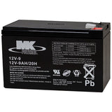 MK Battery 12-Volt 9 Ah SLA Battery, F2 Terminal