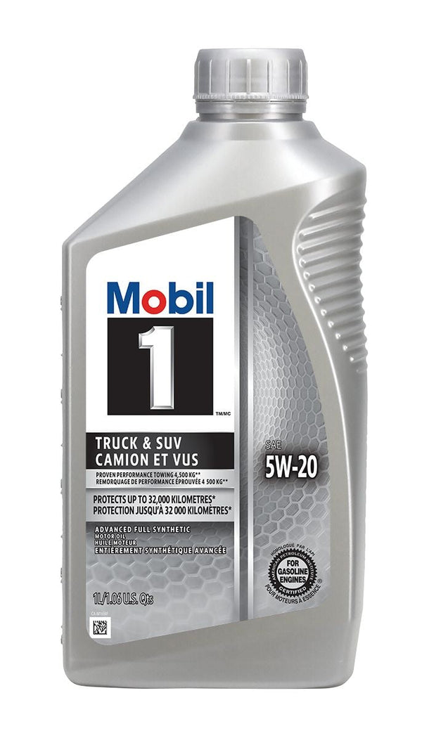 Mobil 1 Truck & SUV 5W20 Synthetic Engine/Motor Oil, C2