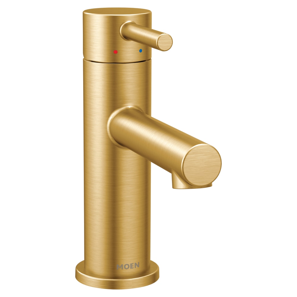 Moen Align Single Handle Single Hole Bathroom Sink Faucet, Rubbed Bronze