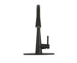 Moen Sleek Single Handle High Arc Pull Down Sprayer Kitchen Faucet with Power Boost, Matte Black