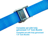 MotoMaster 1,200-lb Motorcycle Tie Down Strap, 1 3/8-in x 12-ft