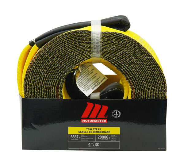 MotoMaster 20,000-lb Tow Strap, 4-in x 30-ft N1