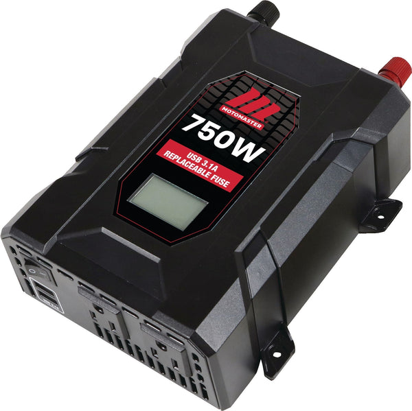 MotoMaster 750W Power Inverter with LCD Screen, Grey Z2