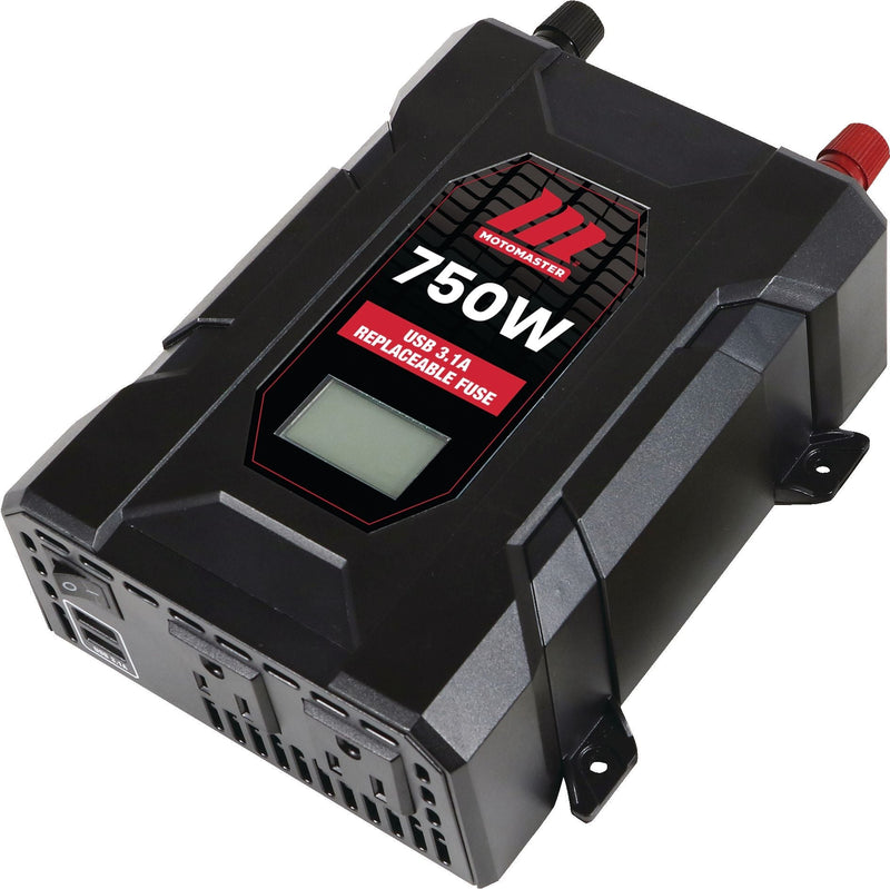 MotoMaster 750W Power Inverter with LCD Screen, Grey Z2