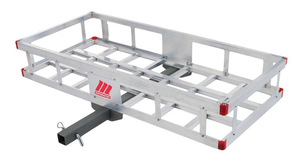 MotoMaster Aluminum Hitch Basket Cargo Carrier, 500-lb Capacity H4