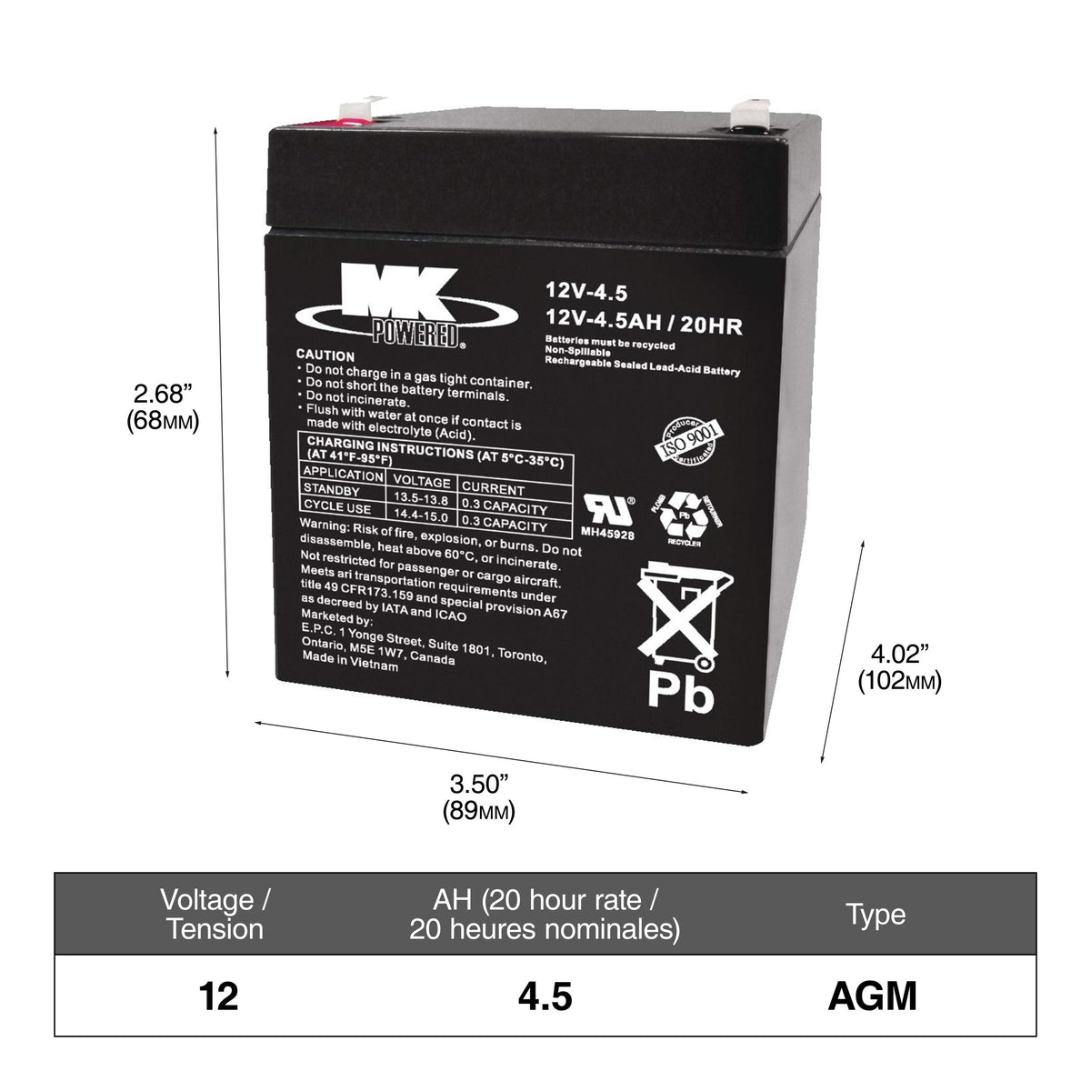 MOTOMASTER Group Size 24F Battery, 650 CCA