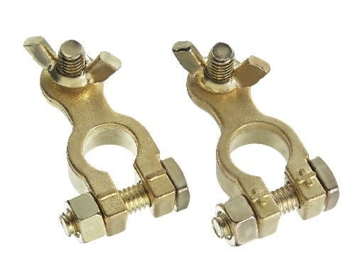 MotoMaster Marine Battery Terminals, Brass Y7