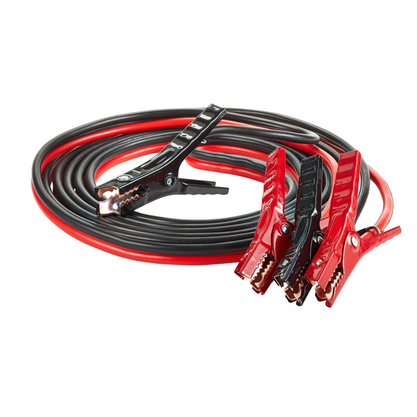 MotoMaster Medium-Duty Booster/Jumper Cables with Built-in LED Lights, 4-Gauge, 20-ft O7