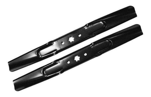 MTD Lawn Tractor Two Blade Replacement Set, 2-in-1, 00-in, 5 star mount P2