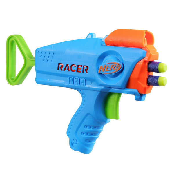 NERF Elite Junior Racer Easy-Play Dart Blaster, Includes 4 Darts, Ages 6+ B7