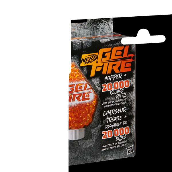 Nerf Pro Gelfire Orange Hopper+ with 20000-Round Refill J2