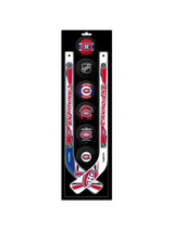NHL Montreal Canadiens Mini Hockey Pucks & Sticks Set, 8-pcs