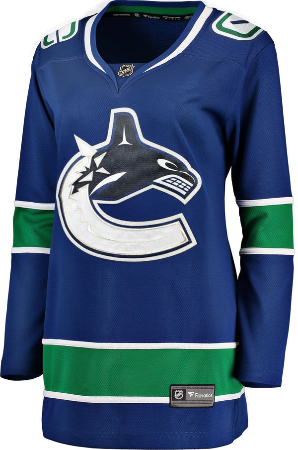NHL Vancouver Canucks Breakaway Jersey, Women, Assorted Sizes W8