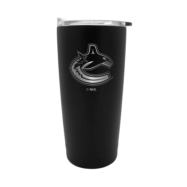 NHL Vancouver Canucks Executive Stainless Steel Insulated Travel Tumbler, Black, 20-oz W1
