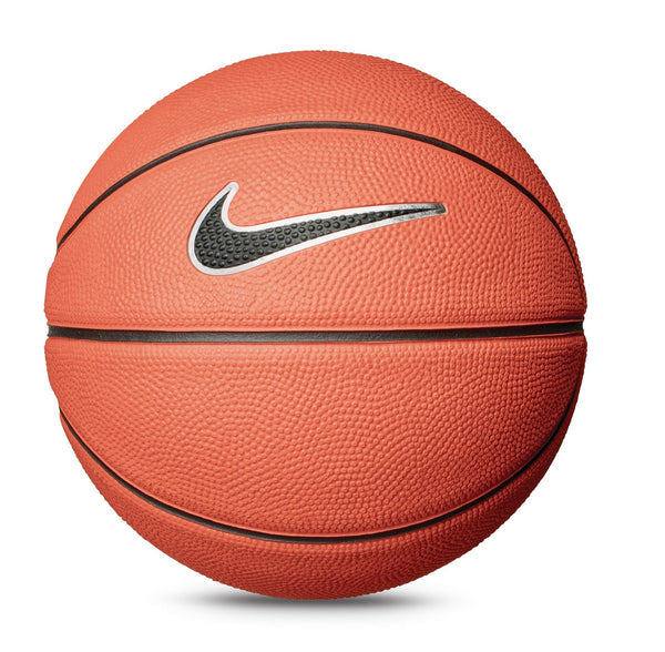 Nike Skills Mini Kids' Indoor/Outdoor Rubber Basketball, Size 3 (22.5-in), Amber/Black/White J9