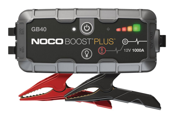 NOCO GB40 Boost Plus Booster Pack/Jump Starter, 1000-Amp, 12V Y0