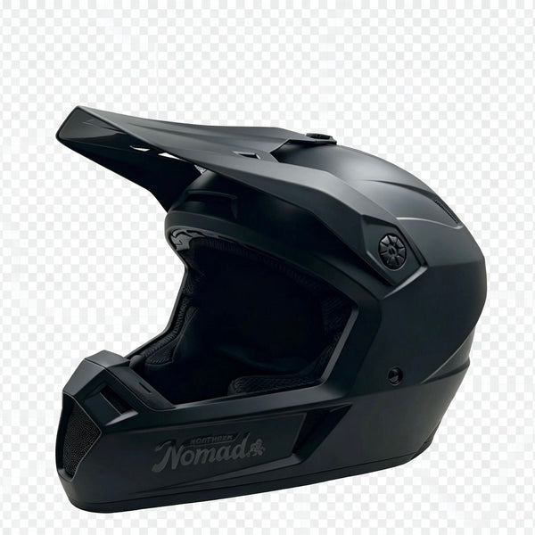 Northern Nomad Trail Blazer Dirt Bike Helmet, Matte Black, Various Sizes H3
