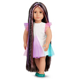 Our Generation Cuddly Hairplay Dolls for Ages 3+, 18-in