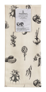 PADERNO All-Purpose Cotton Kitchen Towels, Grey, 2-pk