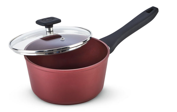 PADERNO Classic Saucepan, PFOA-Free, Non-Stick, Maroon F9
