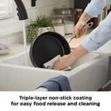 PADERNO Hard Anodized Cookware Set, Non-Stick, PFOA-Free, Dishwasher & Oven Safe, 12-pc