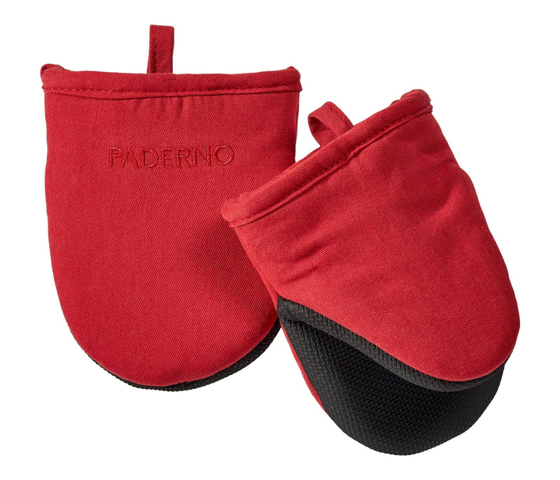PADERNO Neoprene Palm Mini Mitts, Red, One-Size, 2-pk G2